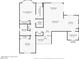 Detailed floor plan showing layout of rooms and dimensions at 10309 Georgetown Pl, Las Vegas, NV 89134