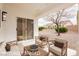 Covered patio featuring comfortable seating creates a relaxing outdoor living area at 10309 Georgetown Pl, Las Vegas, NV 89134