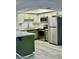 Updated kitchen featuring stainless steel appliances, a stylish island, and bright countertops at 1320 Driscoll Dr # 202, Las Vegas, NV 89128