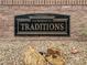 Elegant community entrance sign, 