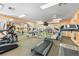 Community gym featuring treadmills, weights and other exercise machines at 1830 N Buffalo Dr # 2014, Las Vegas, NV 89128