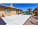 Large backyard patio area with ample space for outdoor activities and entertaining near a refreshing pool at 271 E Shelbourne Ave, Las Vegas, NV 89123