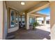 Spacious covered patio featuring comfortable seating, perfect for outdoor relaxation and entertaining at 271 E Shelbourne Ave, Las Vegas, NV 89123