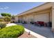 Relaxing covered patio with ample seating and lush landscaping at 2752 Fort Myer Ave, Henderson, NV 89052