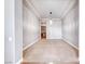 Dining room space with tray ceilings, neutral decor, and carpet at 2820 Sisteron Ct, Henderson, NV 89044