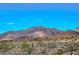 Landscape view of a desert mountain range in a rocky terrain at 2820 Sisteron Ct, Henderson, NV 89044
