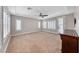 Unstaged main bedroom with white walls and new carpet at 2820 Sisteron Ct, Henderson, NV 89044