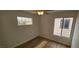 Bedroom with a ceiling fan, and windows, allowing ample natural light at 3750 Morning Canyon St, Las Vegas, NV 89147