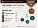 Outdoor report highlighting nearby parks, golf courses, lakes, and hiking trails at 445 Concord Way, Henderson, NV 89015