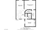 Floor plan showcasing the layout of the second floor with bedrooms and Gathering room at 5465 Cardinal Ridge Ct # 103, Las Vegas, NV 89149