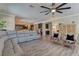 Expansive living room featuring a sectional sofa and an open floor plan with stylish decor at 5635 Mesa Mountain Dr, Las Vegas, NV 89135