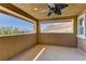 Covered patio offering beautiful mountain views and outdoor living space at 5635 Mesa Mountain Dr, Las Vegas, NV 89135