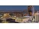 Bright city view of Las Vegas highlighting landmarks, hotels and casinos at dusk at 700 W Carson Ave # 2307, Las Vegas, NV 89106