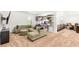 Relaxing bonus room featuring comfortable seating, shelving and a view of the office at 749 Middle Beach St, Las Vegas, NV 89138