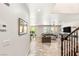 Cozy living area with tiled floors, outdoor access, and comfortable seating at 749 Middle Beach St, Las Vegas, NV 89138