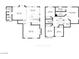Detailed floor plan showcasing the layout of the home's two floors with room dimensions and connections at 8733 Country Pines Ave, Las Vegas, NV 89129