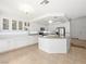 Spacious kitchen featuring a large island, stainless steel appliances, and ample storage at 8733 Country Pines Ave, Las Vegas, NV 89129