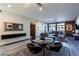 Open-concept living area with comfortable seating, modern decor, and ample natural light at 8925 W Flamingo Rd # 117, Las Vegas, NV 89147
