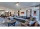 Open living area with comfortable seating, modern decor, and great flow throughout the home at 8925 W Flamingo Rd # 117, Las Vegas, NV 89147