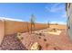 Spacious backyard featuring minimalist landscaping and a comfortable patio area at 1011 Gentle Swan St # Lot 697, Henderson, NV 89011