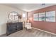 Bedroom featuring dresser, modern decor, and a chair and ottoman provides comfy relaxation at 1011 Gentle Swan St # Lot 697, Henderson, NV 89011