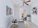 A modern office space with natural light, neutral colors and minimalist decor at 11221 Victoria Medici St, Las Vegas, NV 89141