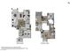 Floor plan showcasing the layout of a spacious home, split into first and second floor layouts at 11503 Glowing Sunset Ln, Las Vegas, NV 89135