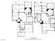 Detailed floor plan showcasing the layout of a spacious home with multiple rooms, garage, and outdoor spaces at 11503 Glowing Sunset Ln, Las Vegas, NV 89135