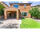 Charming home features an outdoor living space and landscaped backyard at 11847 Corenzio Ave, Las Vegas, NV 89138