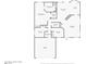 Detailed floor plan showing layout of bedrooms, bathrooms, kitchen, living room and garage at 130 Park Ridge Ln, Henderson, NV 89002