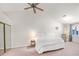 Spacious main bedroom with vaulted ceilings and ample closet space at 130 Park Ridge Ln, Henderson, NV 89002