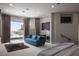 This primary bedroom provides ample space, a wet bar, and an incredible view at 1683 Tangiers Dr, Henderson, NV 89012