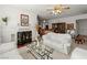 Bright living room with white furniture, and large window at 1704 S 8Th St, Las Vegas, NV 89104