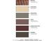 Color palette featuring roof tile, stucco body, trim, fascia, garage door, and ironwork at 340 N Taylor St, Henderson, NV 89015