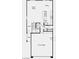 Open-concept floor plan featuring a kitchen, great room, dining area, and 2-car garage at 340 N Taylor St, Henderson, NV 89015