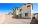 The backyard features a large gravel area and a block wall at 340 Taylor St, Henderson, NV 89015