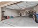 Spacious two-car garage with ample storage space and room for a workshop at 4204 Sprints Race Ave, North Las Vegas, NV 89084