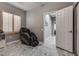 Comfortable home office featuring natural light, neutral gray walls, and well-maintained floors at 4204 Sprints Race Ave, North Las Vegas, NV 89084