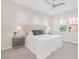 Serene bedroom features plush carpet, recessed lights, ceiling fan, and lots of natural light at 44 Alta Cascata Pl, Henderson, NV 89011
