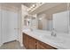 Bright bathroom featuring a dual sink vanity and modern fixtures at 5000 Red Rock St # 259, Las Vegas, NV 89118