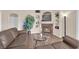 Comfortable living room featuring hardwood floors, fireplace and stylish decor at 5000 Red Rock St # 259, Las Vegas, NV 89118