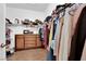 Spacious walk-in closet with custom shelving and ample storage space at 5000 Red Rock St # 259, Las Vegas, NV 89118
