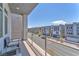 Enjoy neighborhood views from the balcony, perfect for relaxing and entertaining at 8076 Haywood Estate Ave, Las Vegas, NV 89113