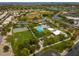 Aerial photo of a community park including a pool, baseball fields, and basketball court at 9417 Grenville Ave, Las Vegas, NV 89134