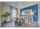 Modern office features carpet, desk, and natural light at 1044 Forest Falcon Dr, Henderson, NV 89011