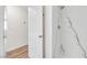 Bathroom with modern tile shower and updated fixtures at 1832 N Decatur Blvd # 104, Las Vegas, NV 89108