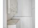 A white stackable washer and dryer unit at 1832 N Decatur Blvd # 104, Las Vegas, NV 89108