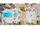 Aerial view of the resort-style community pool and common area at 1944 Las Palmas Ln # 174, Laughlin, NV 89029
