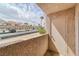 Outdoor balcony area with views of parking lot at 1944 Las Palmas Ln # 174, Laughlin, NV 89029