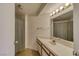 Simple bathroom featuring a single sink and bathtub with shower at 1944 Las Palmas Ln # 174, Laughlin, NV 89029
